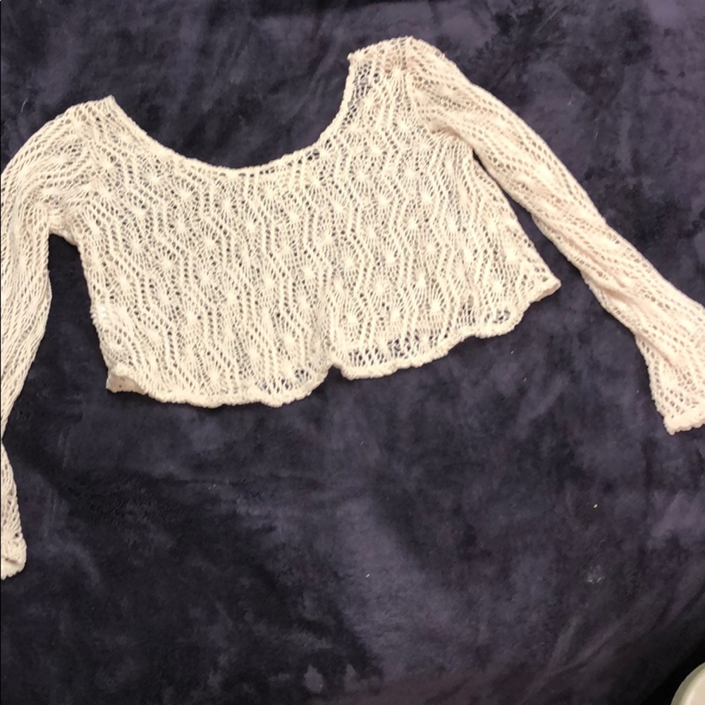 L.A. Hearts Crocheted crop top/cover up